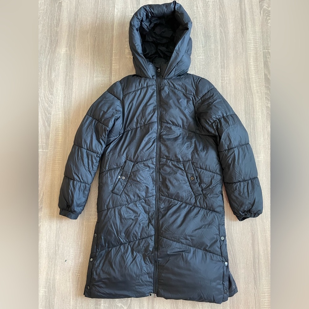 Vero Moda- Long Black Warm Winter Puffer Jacket. 
Size XS - Picture 3 of 14
